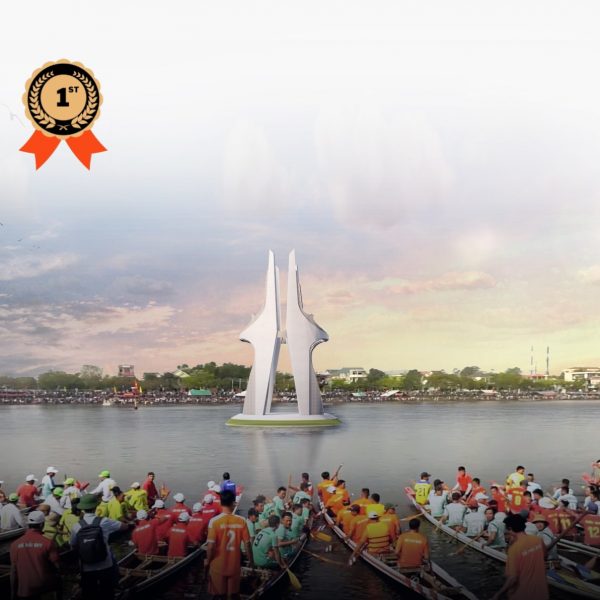 GIẢI NHẤT – CUỘC THI THIẾT KẾ BIỂU TƯỢNG ĐẶT GIỮA HỒ NƯỚC CHÈ HUYỆN HẢI LĂNG