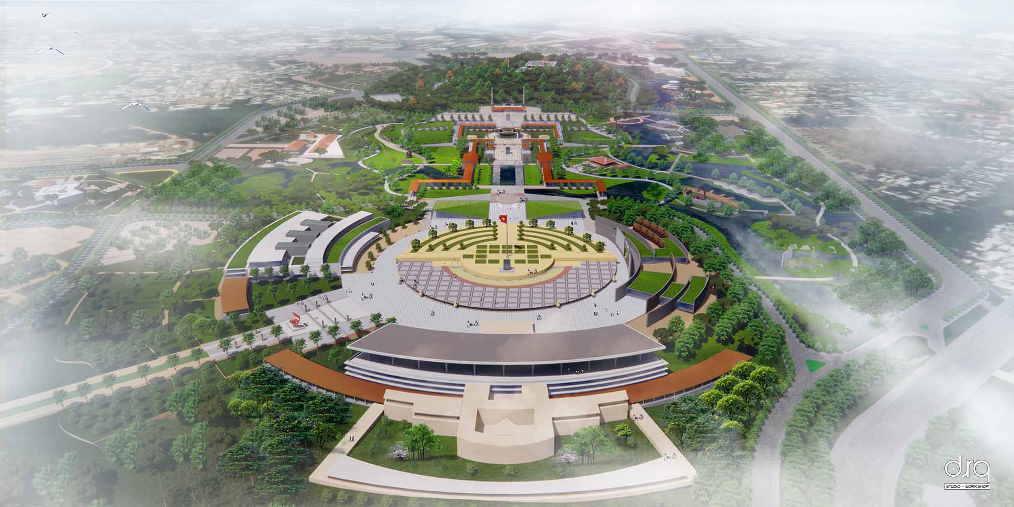 kết quả thi ý tưởng quy hoạch công viên Lịch sử - Văn hóa dân tộc