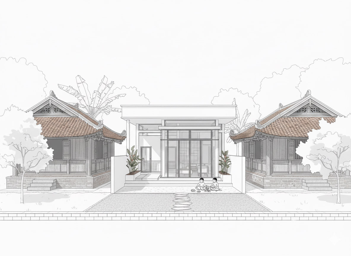 nhà cấp 4 đẹp